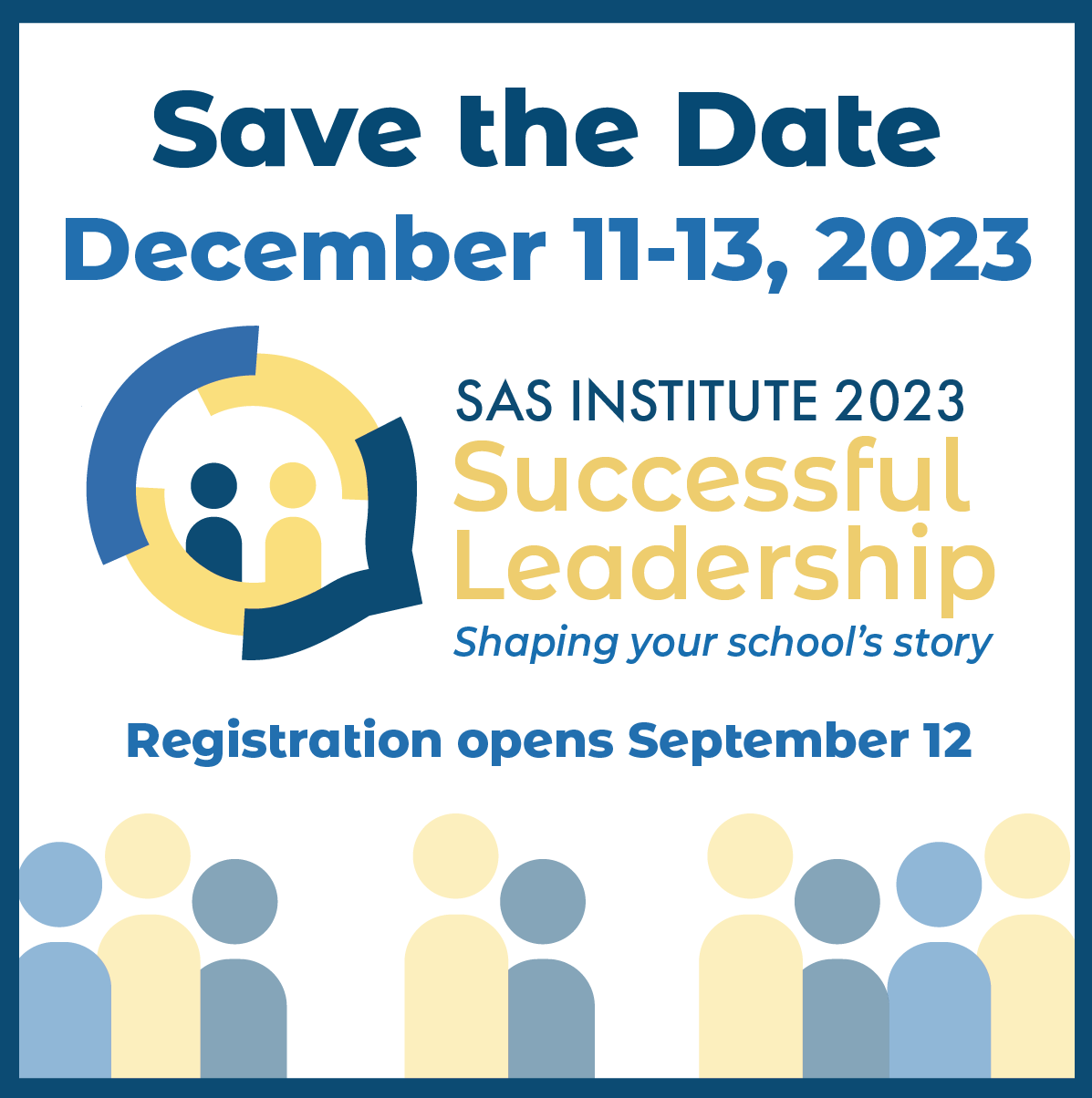 Join us at the SAS Institute 2023!